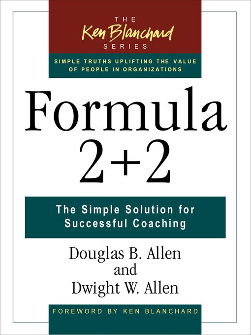 Title details for Formula 2 + 2 by Douglas B Allen - Wait list
